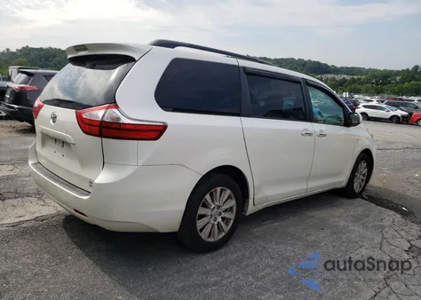 2017 Toyota Sienna Xle из США, поврежденный, VIN 5TDDZ3DC0HS169103